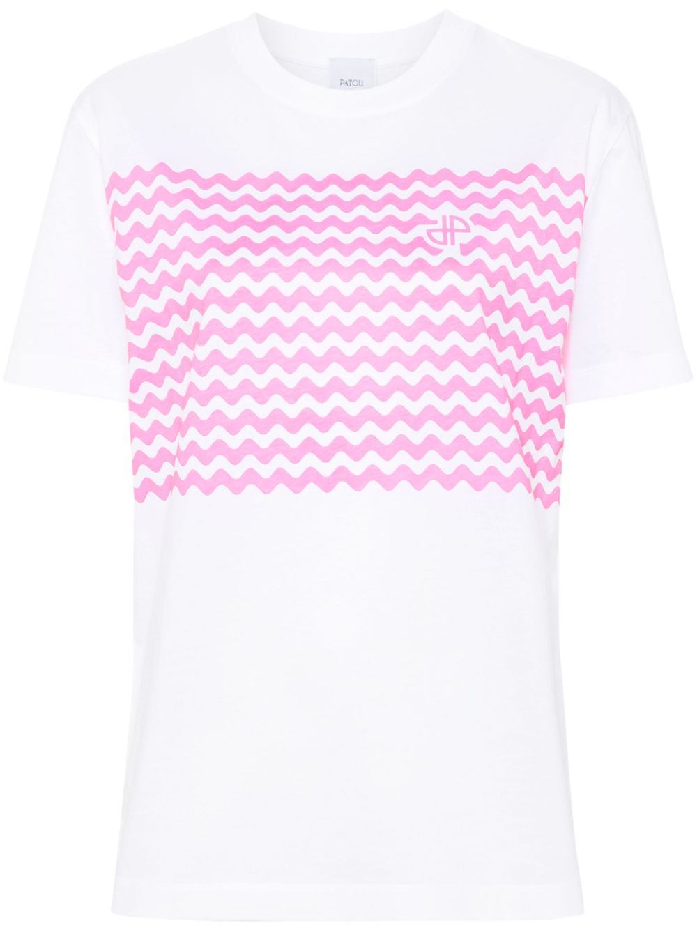 Waves cotton T-shirt - White