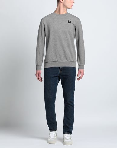 Man Sweatshirt Light grey Size L Cotton