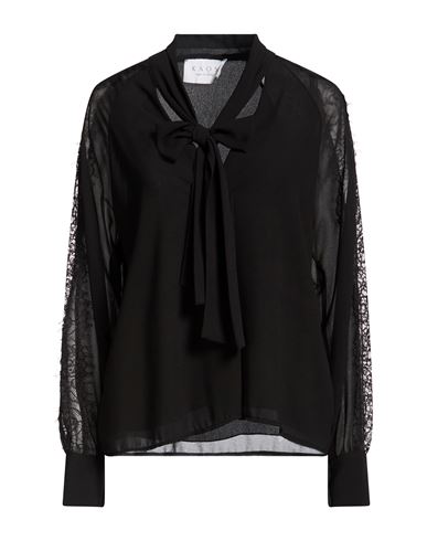 Woman Top Black Size 14 Polyester