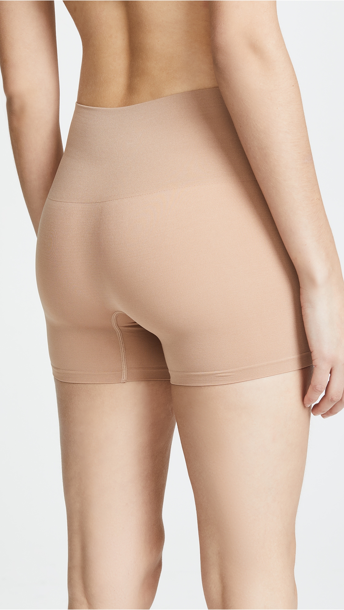 Seamlessly Shaped Ultralight Nylon Shorts Almond