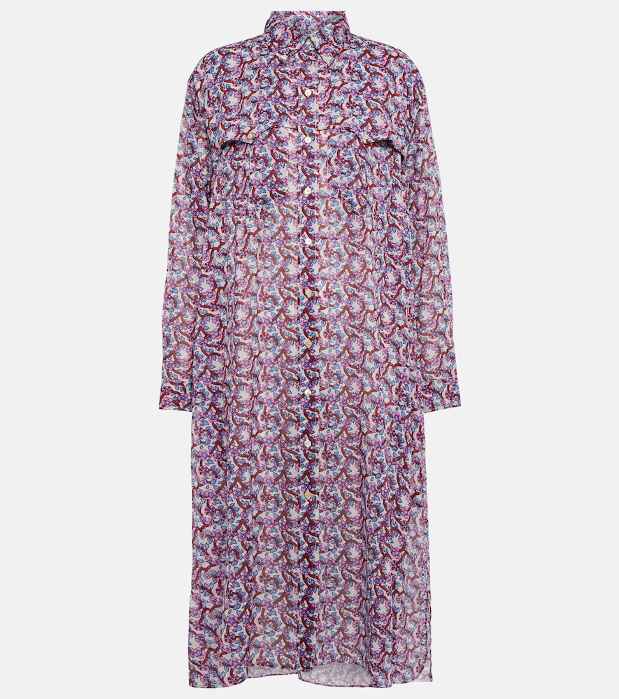 Marant Etoile Eliane floral-print cotton midi dress
