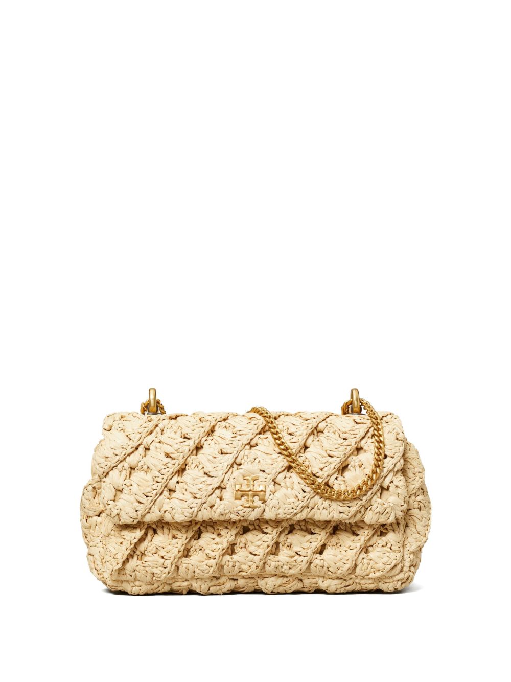 Tory Burch Kira woven chain shoulder bag - Neutrals
