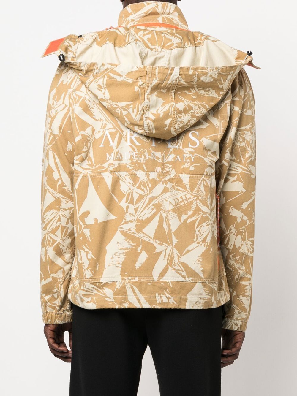 Crinkle Camo Cargo Jacket