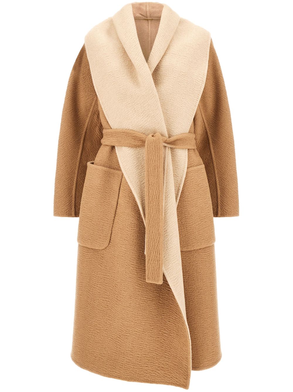 Wool reversible coat - Neutrals