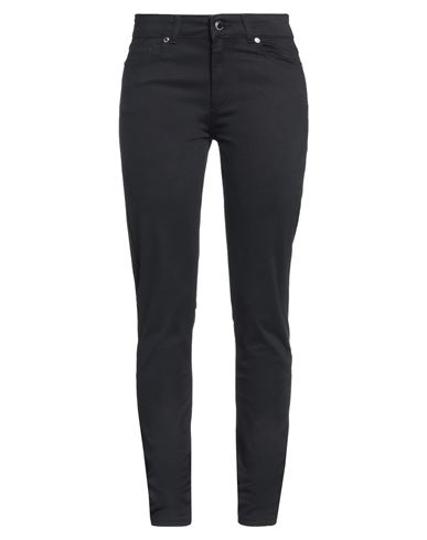 Denim Woman Pants Black Size 27 Cotton, Elastane