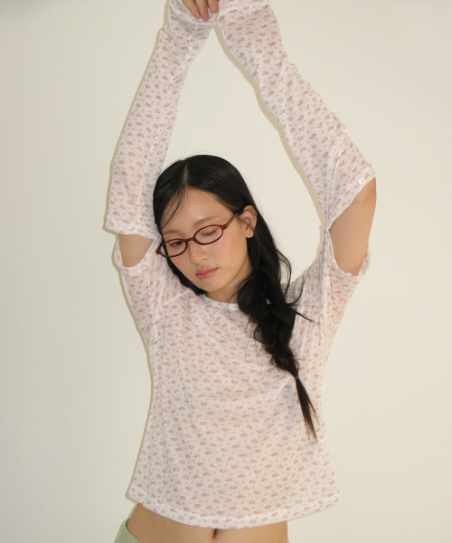 DETACHABLE BUTTON SLIM LONG SLEEVE IVORY