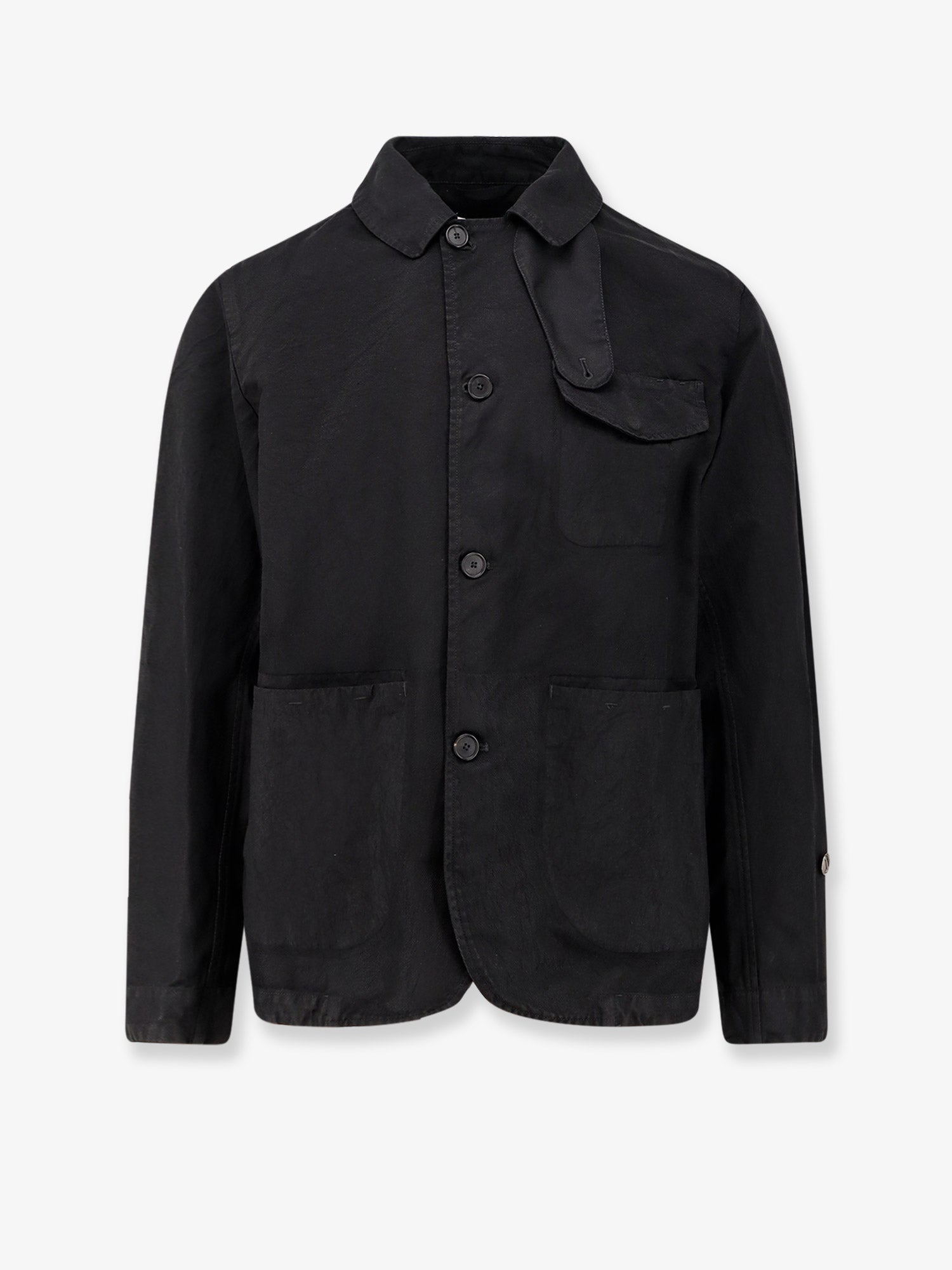 Econyl® Regenerated Nylon Jacket — Black