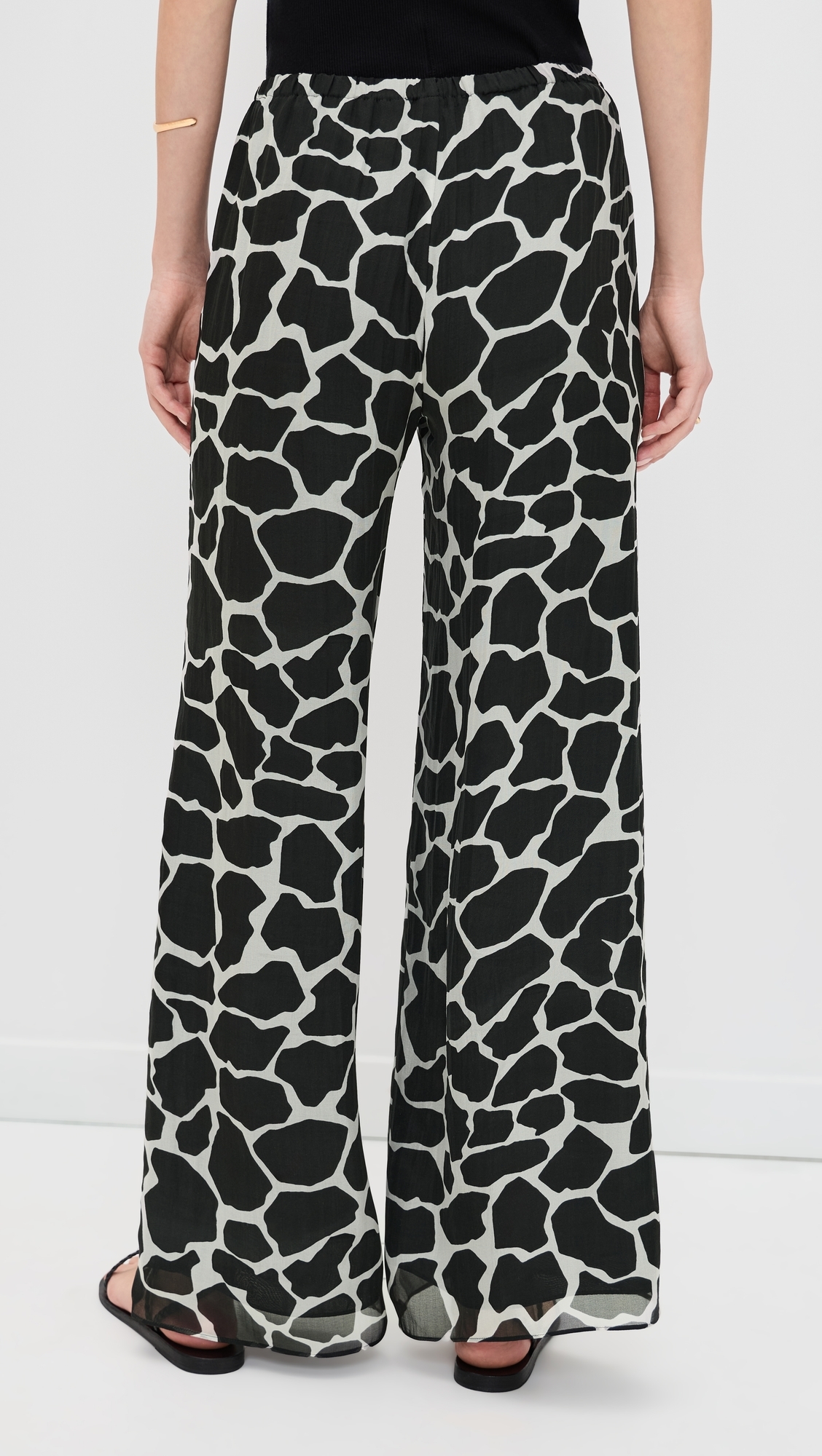 Freya Silk Pants Giraffe