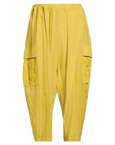 Man Pants Lime green Size 2 Ramie, Linen, Cotton, Cupro
