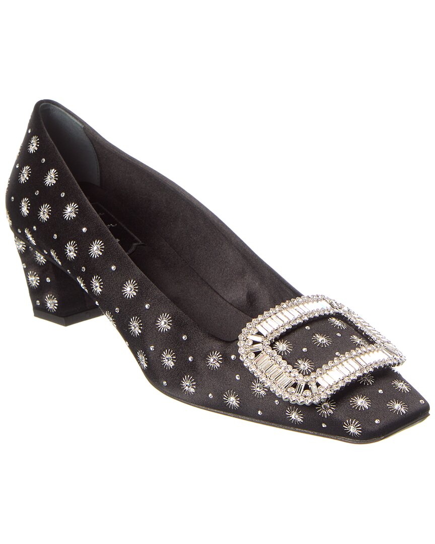 Mini Strass Satin Pump