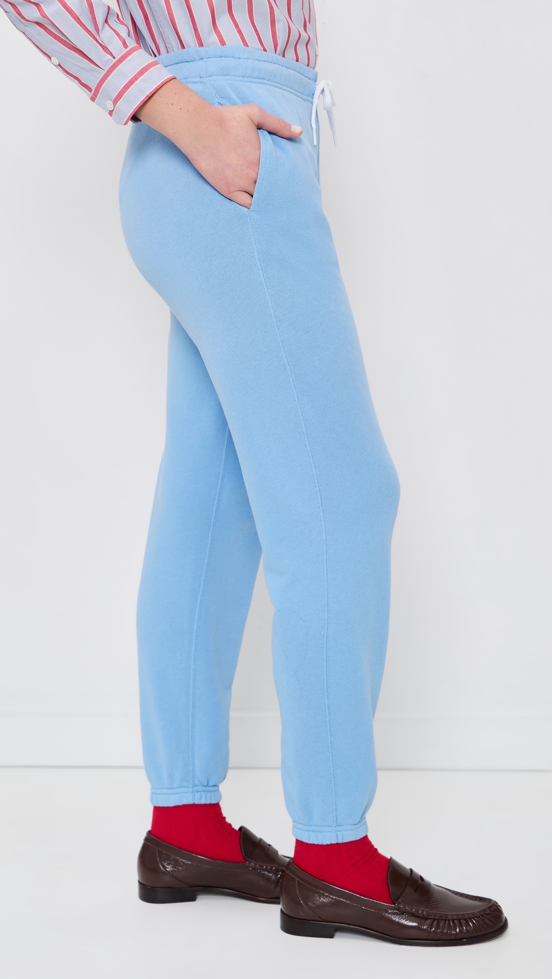Arctic Knit Ankle Jogger Pants Chatham Blue
