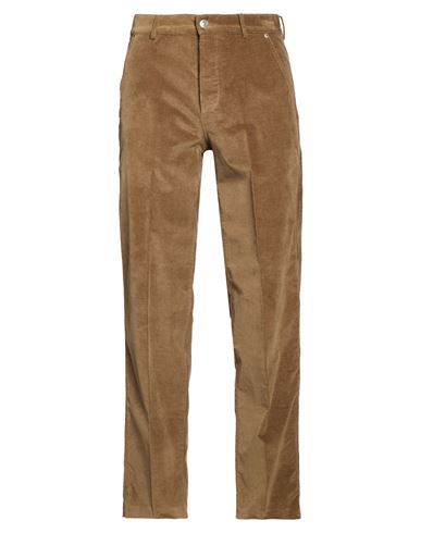 Man Pants Camel Size 32 Cotton, Elastane