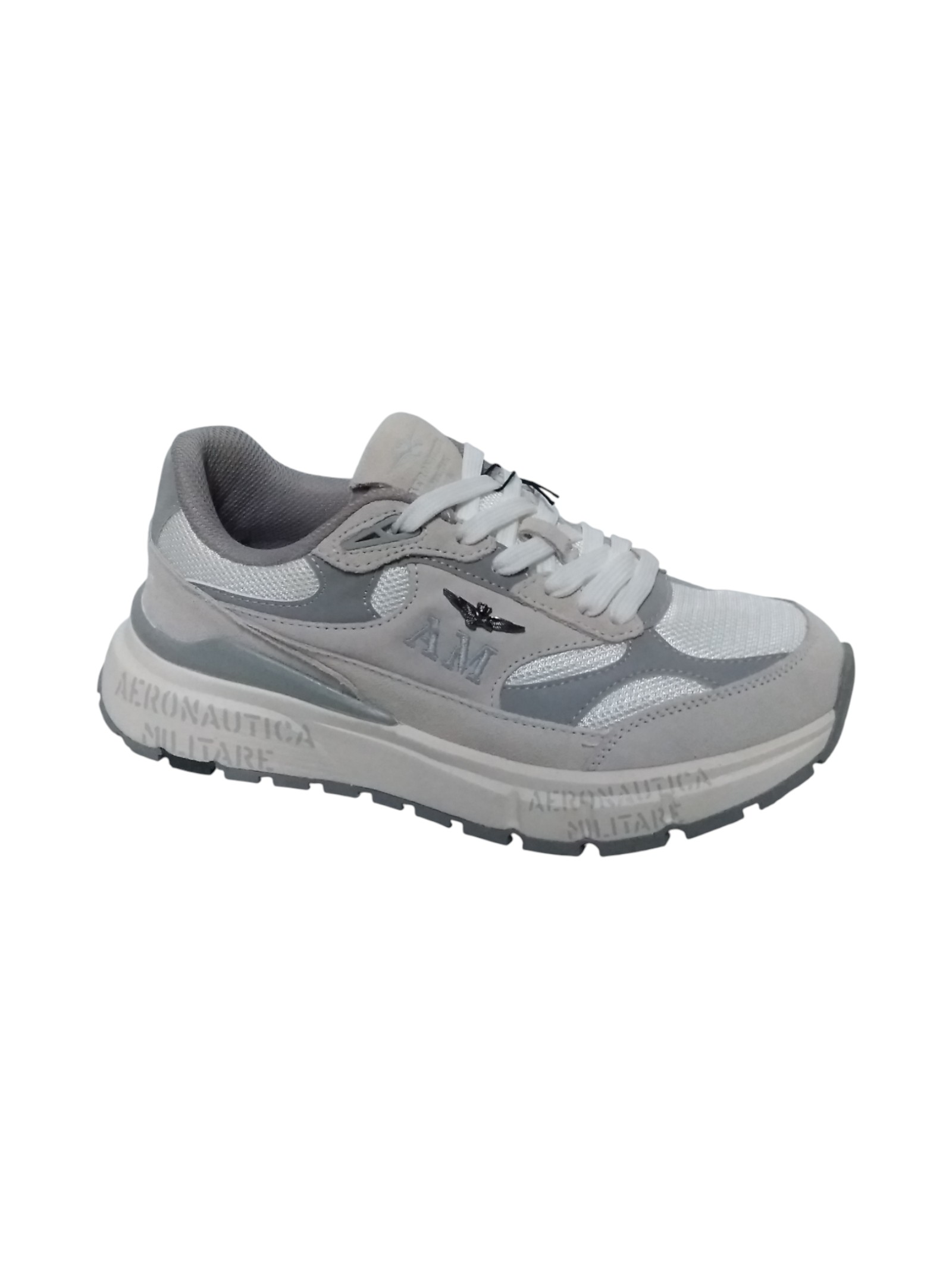 Running Aquila Turrita White Cotton Shoe - Men