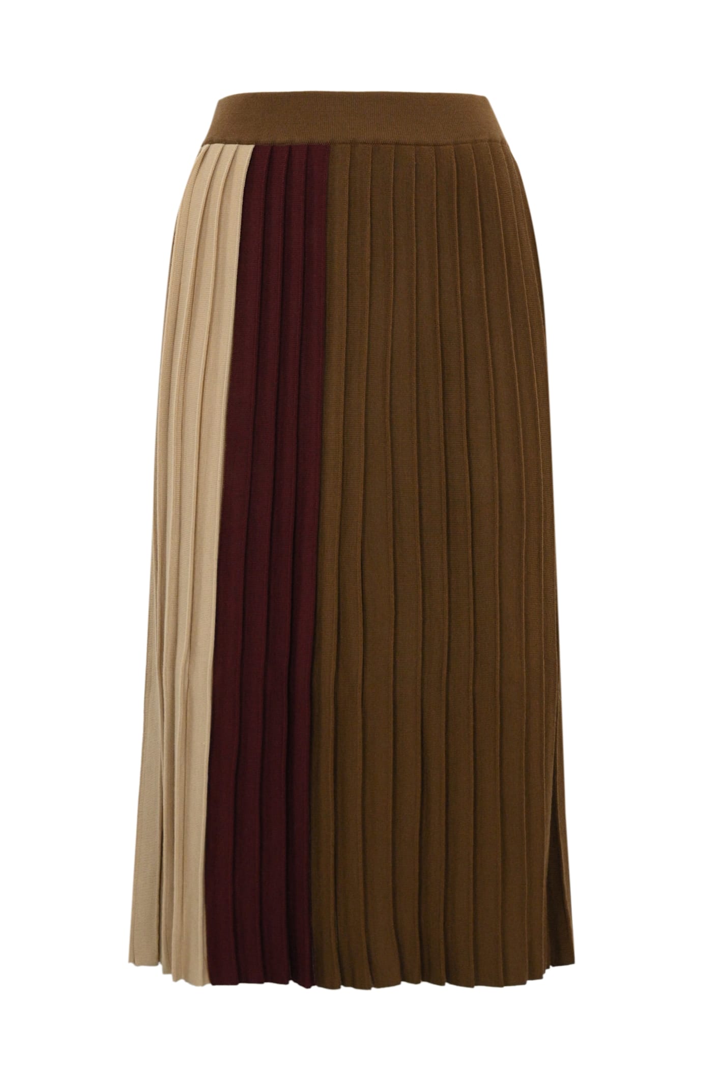 Virgin Knitted Pleated Skirt