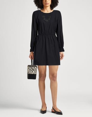 Woman Mini dress Black Size M Cotton