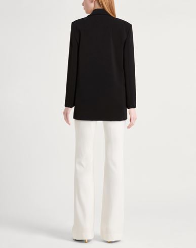 Woman Blazer Black Size 4 Polyester, Elastane