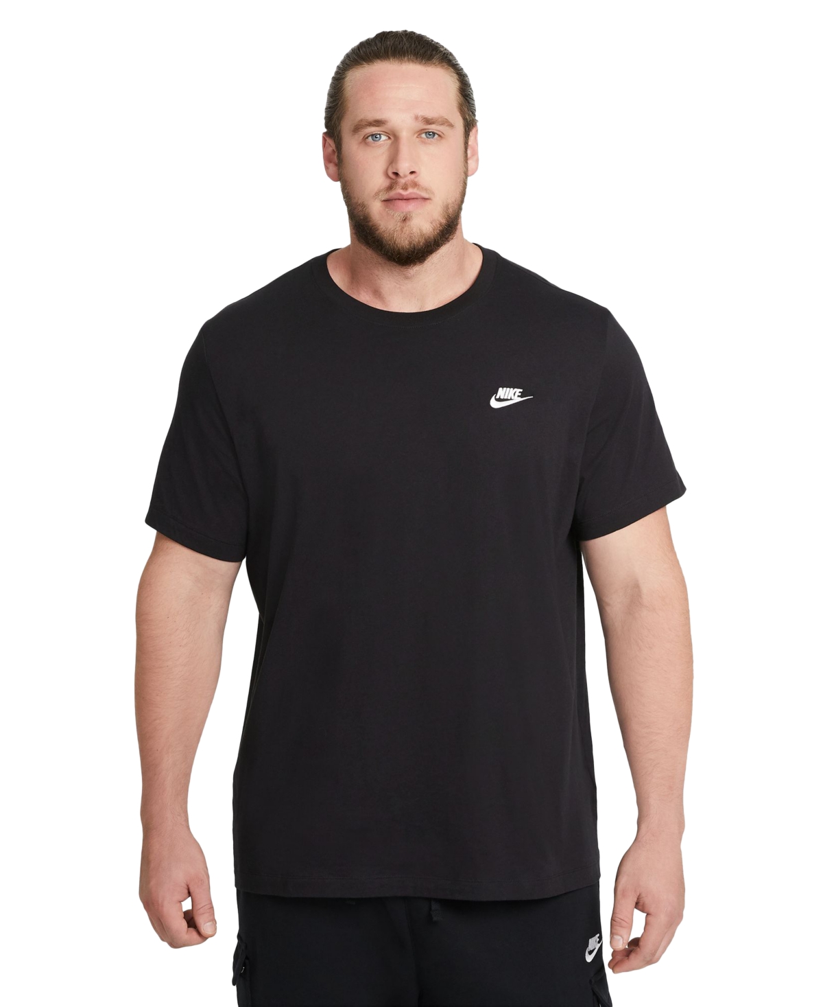 Men's Sportswear Club T-Shirt - Black/white/dark Grey