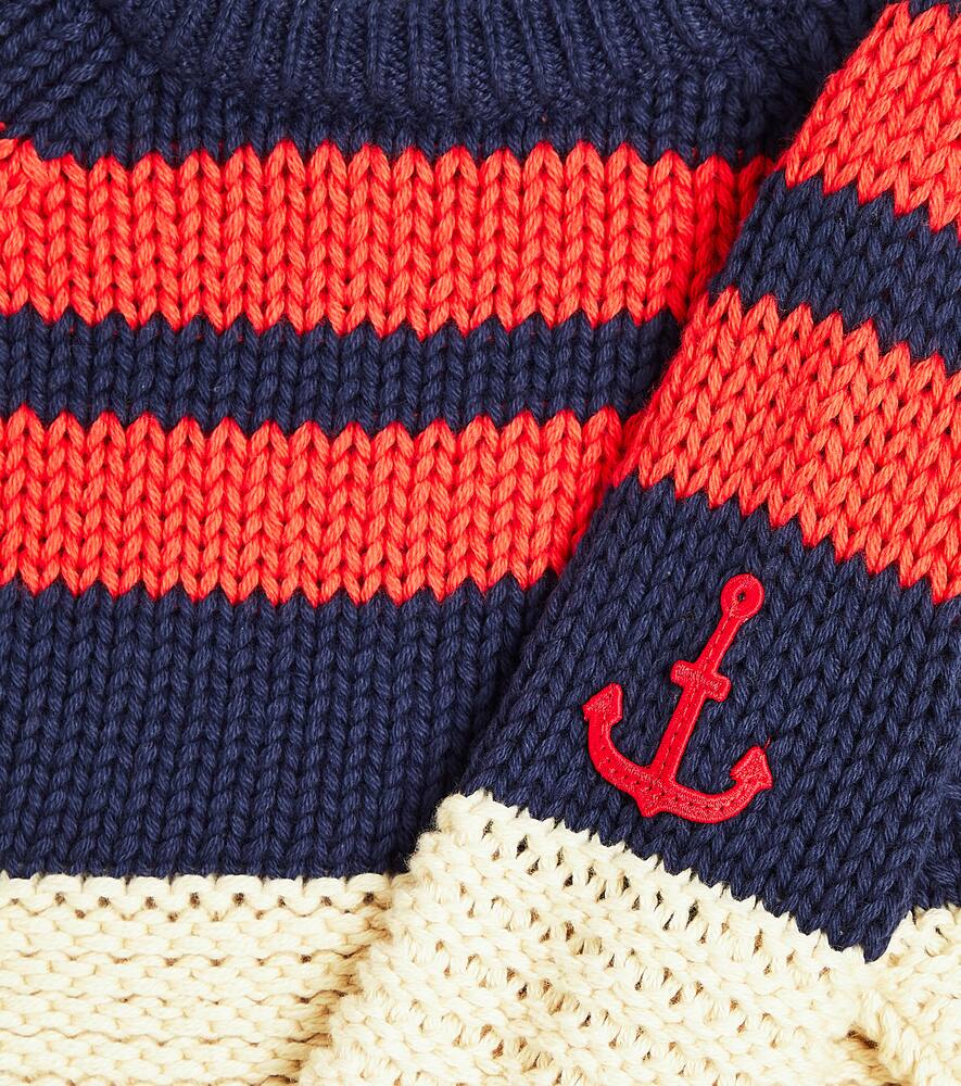 Scotch & Soda Kids Colorblocked cotton sweater