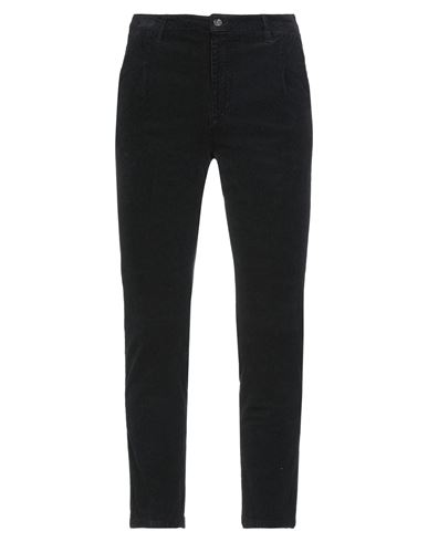 Man Pants Black Size 28 Cotton, Elastane