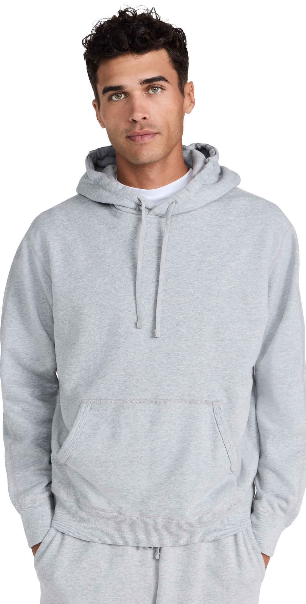 Midweight Terry Classic Hoodie Heather Grey