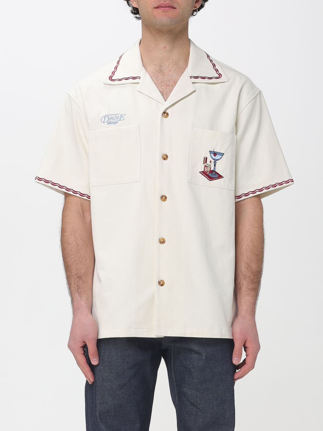 Shirt DRÔLE DE MONSIEUR Men color White