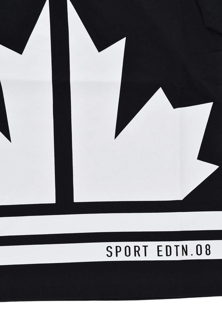 Boys Black Graphic T-Shirt