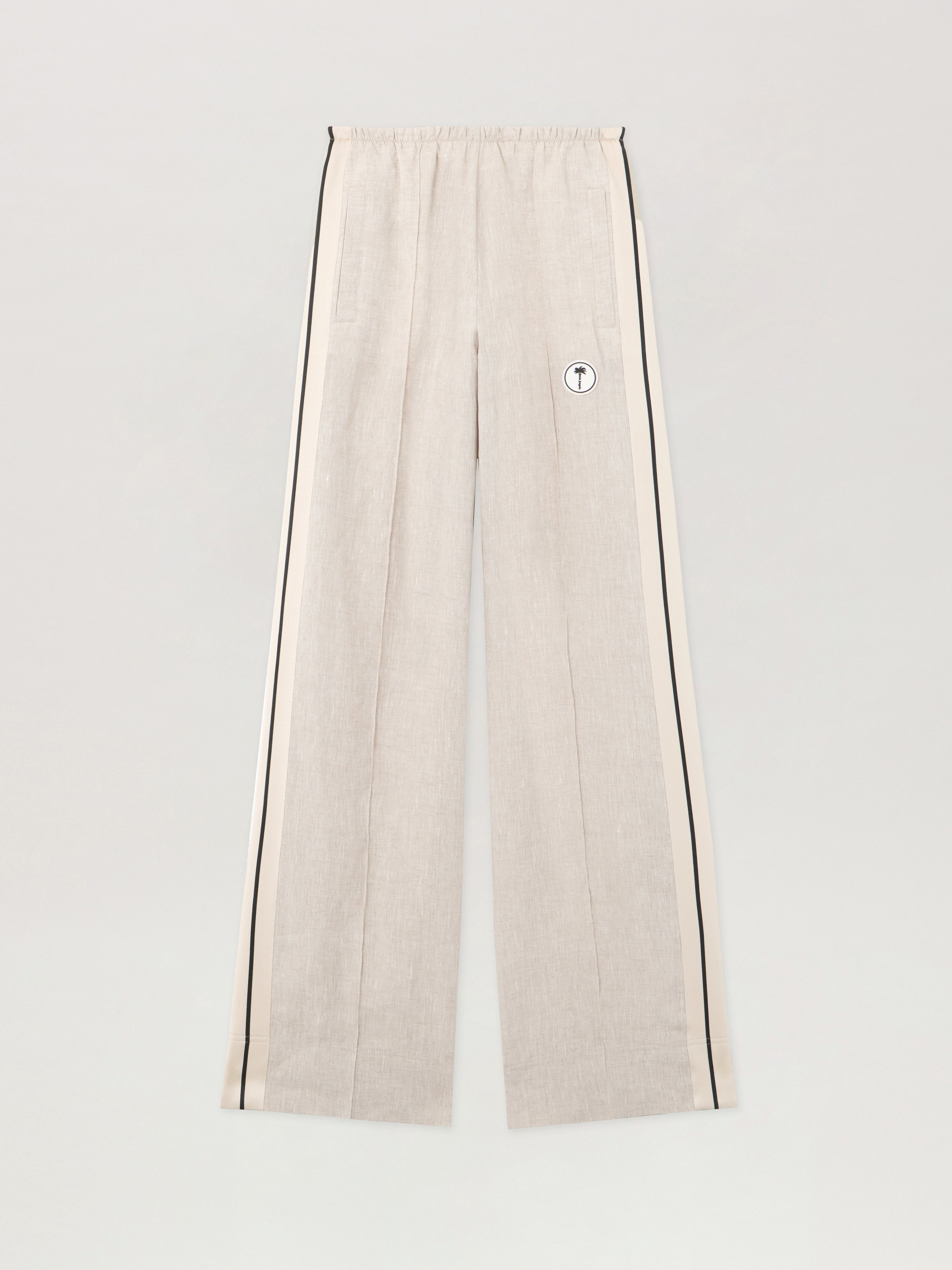 Tree Logo Track Pants Woman  Beige Off White