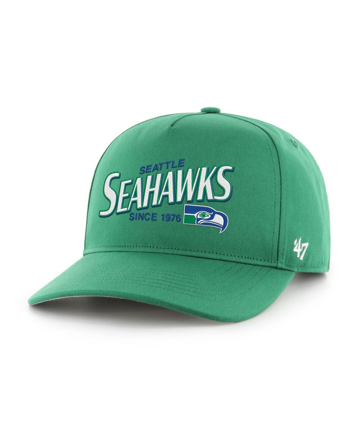 Men's Green Seattle Seahawks Throwback Hitch Adjustable Hat - Green