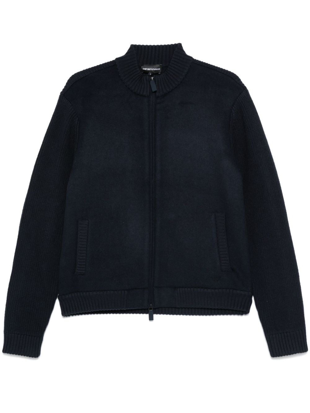 Panelled cardigan - Blue