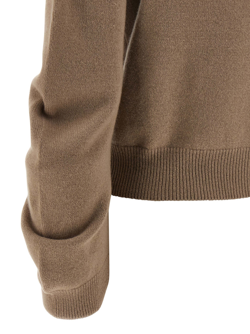 () Curved Sleeve Sweater