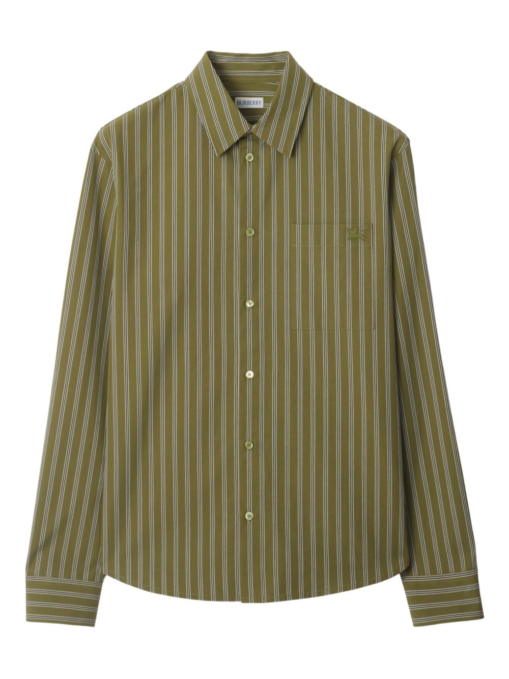 Burberry cotton striped shirt - Green