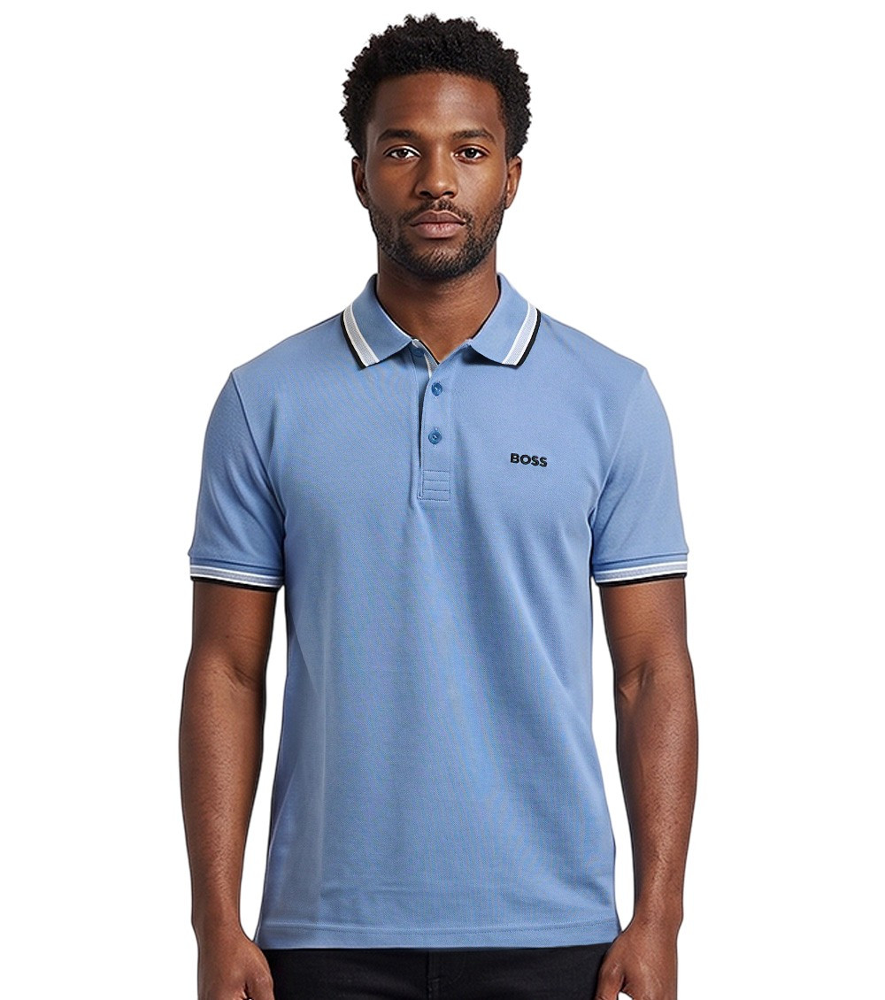 Sky Blue Logo Polos