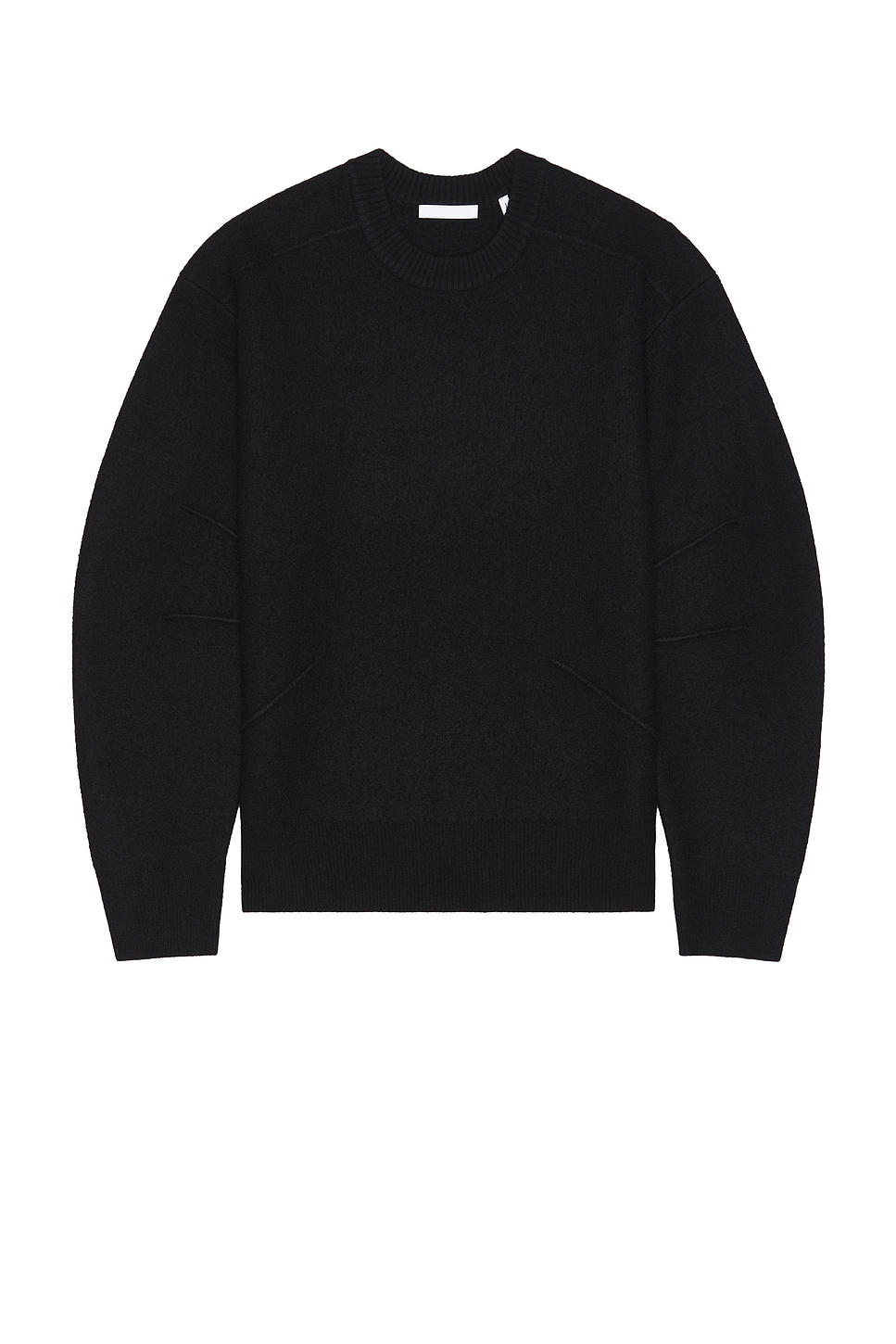 Helmut Lang Boiled Crew Sweater in Black