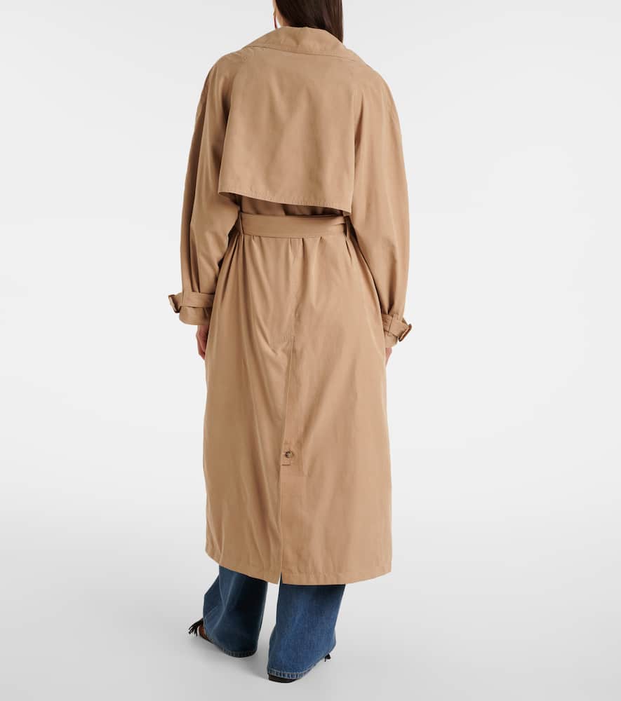 Elea belted double-breasted coat