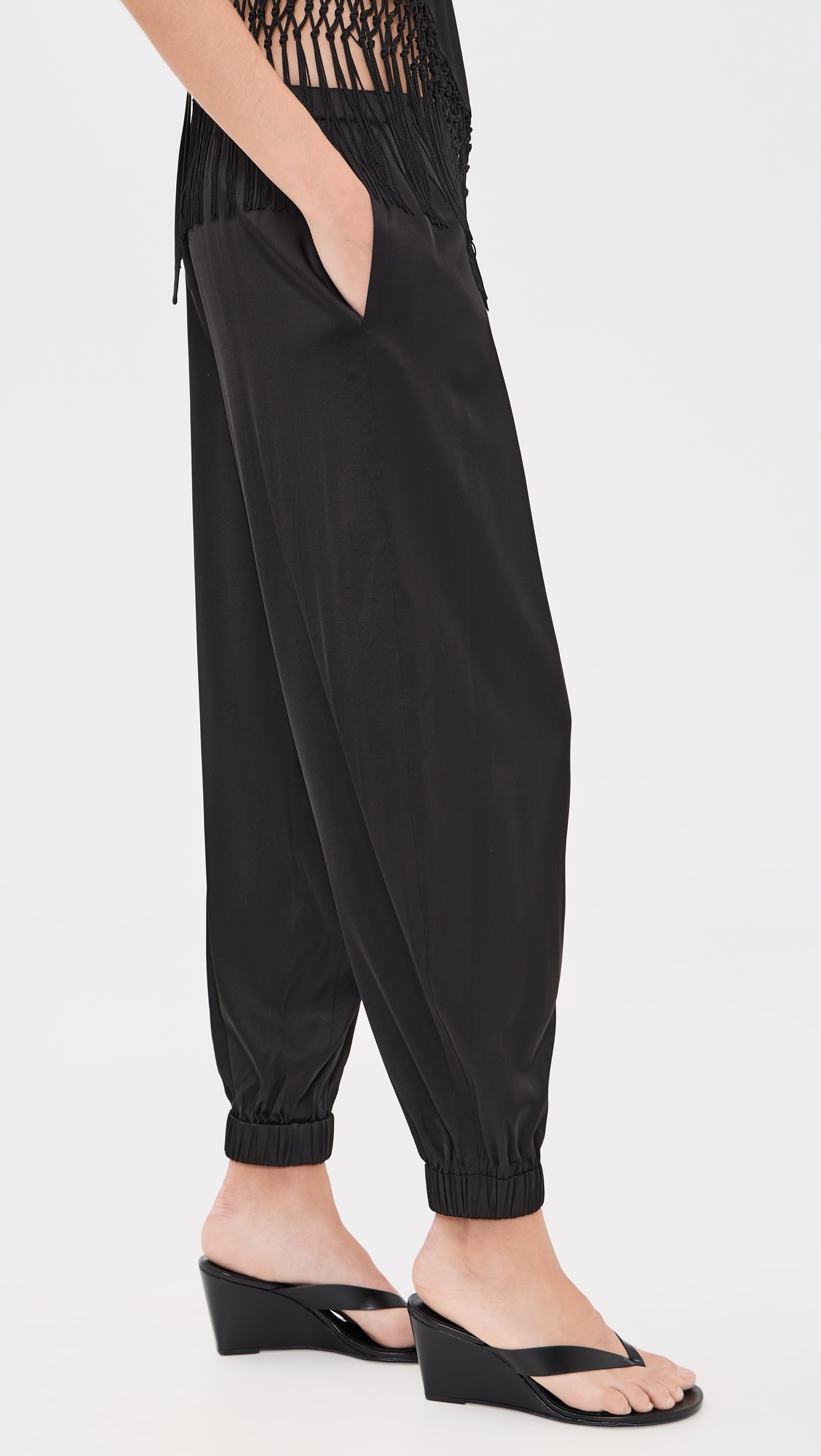 Declan Pull On Genie Pants Black