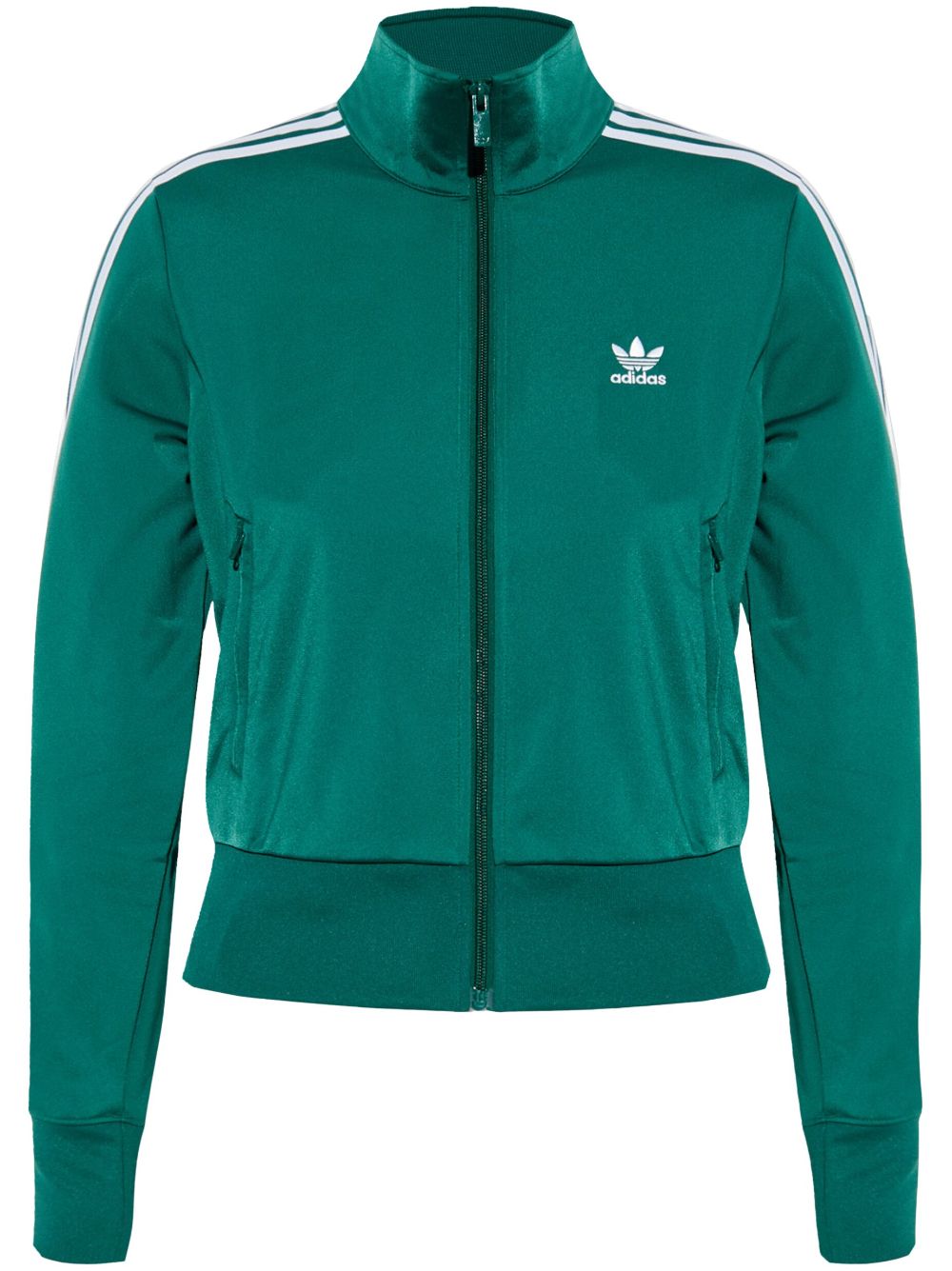 Logo zipped sweatshirt - Green