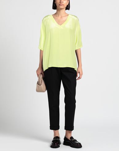 Woman Top Lime green Size 4 Viscose
