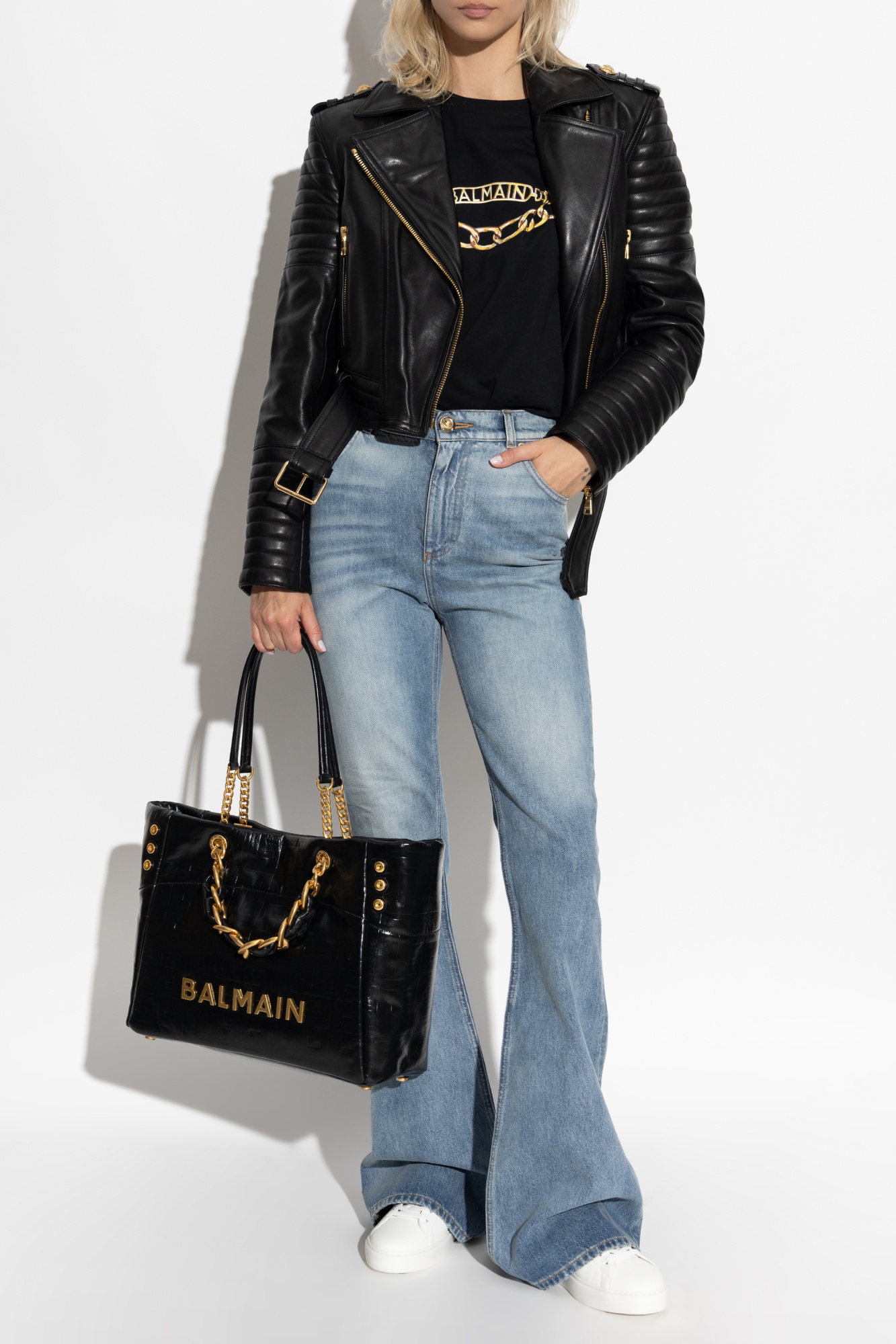 Jeans With Flared Legs, Women's, Blue