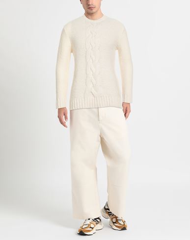 Man Sweater White Size 42 Acrylic, Wool, Polyester, Polyamide, Elastane