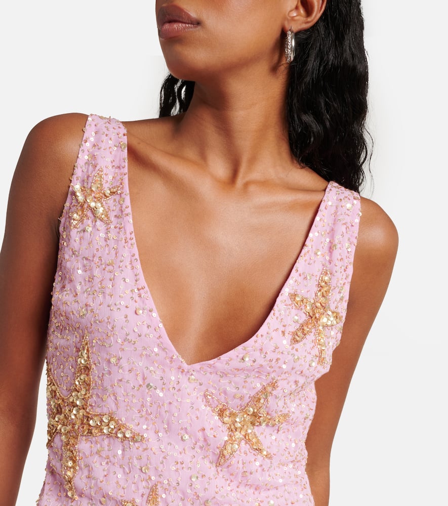 Christabel sequined minidress