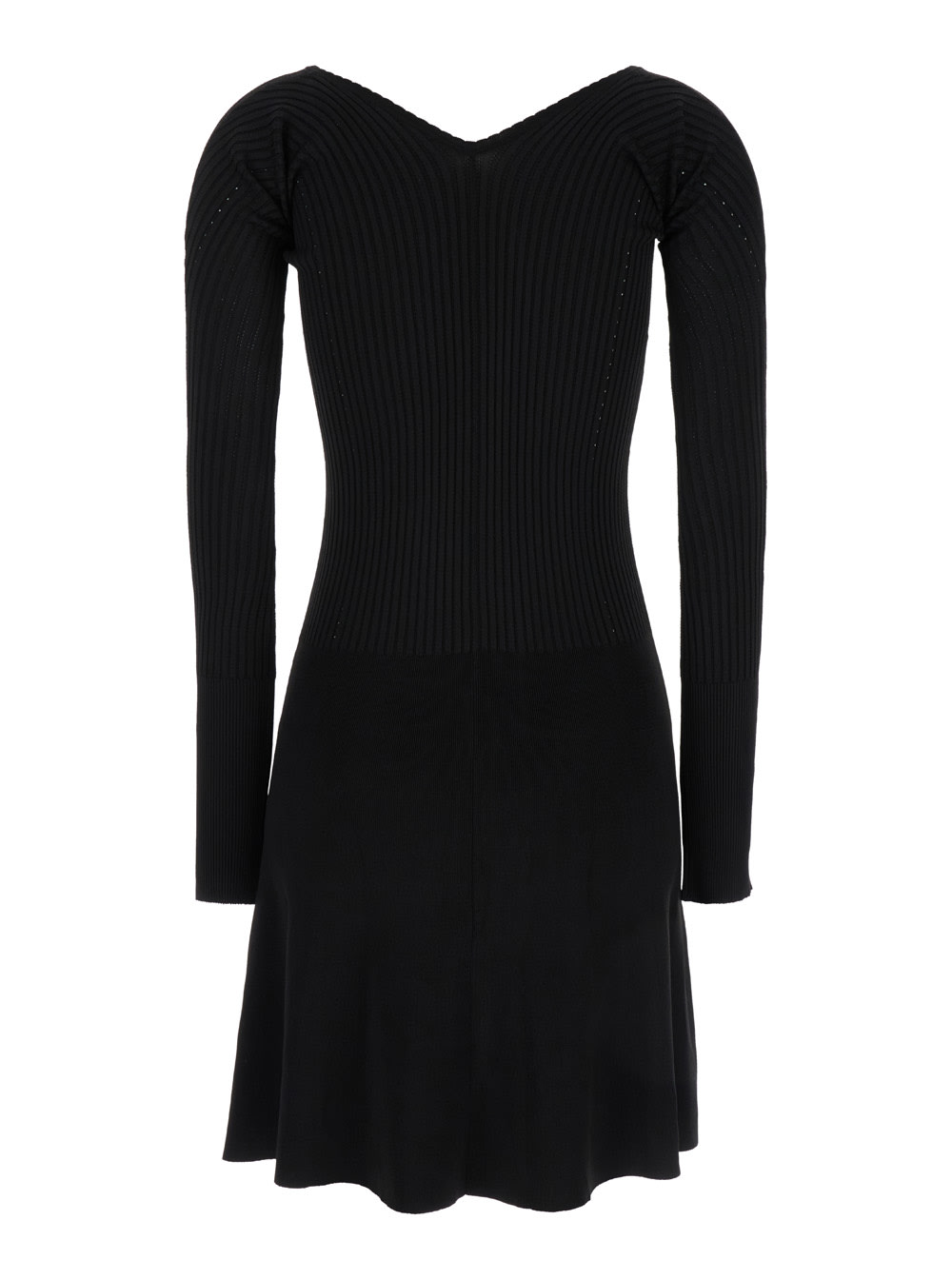 Black La Mini Robe Pralu Mini Dress In Viscose Woman