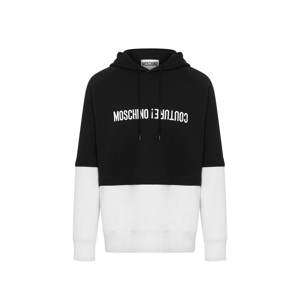 Logo-Embroidered Cotton Sweatshirt — Black