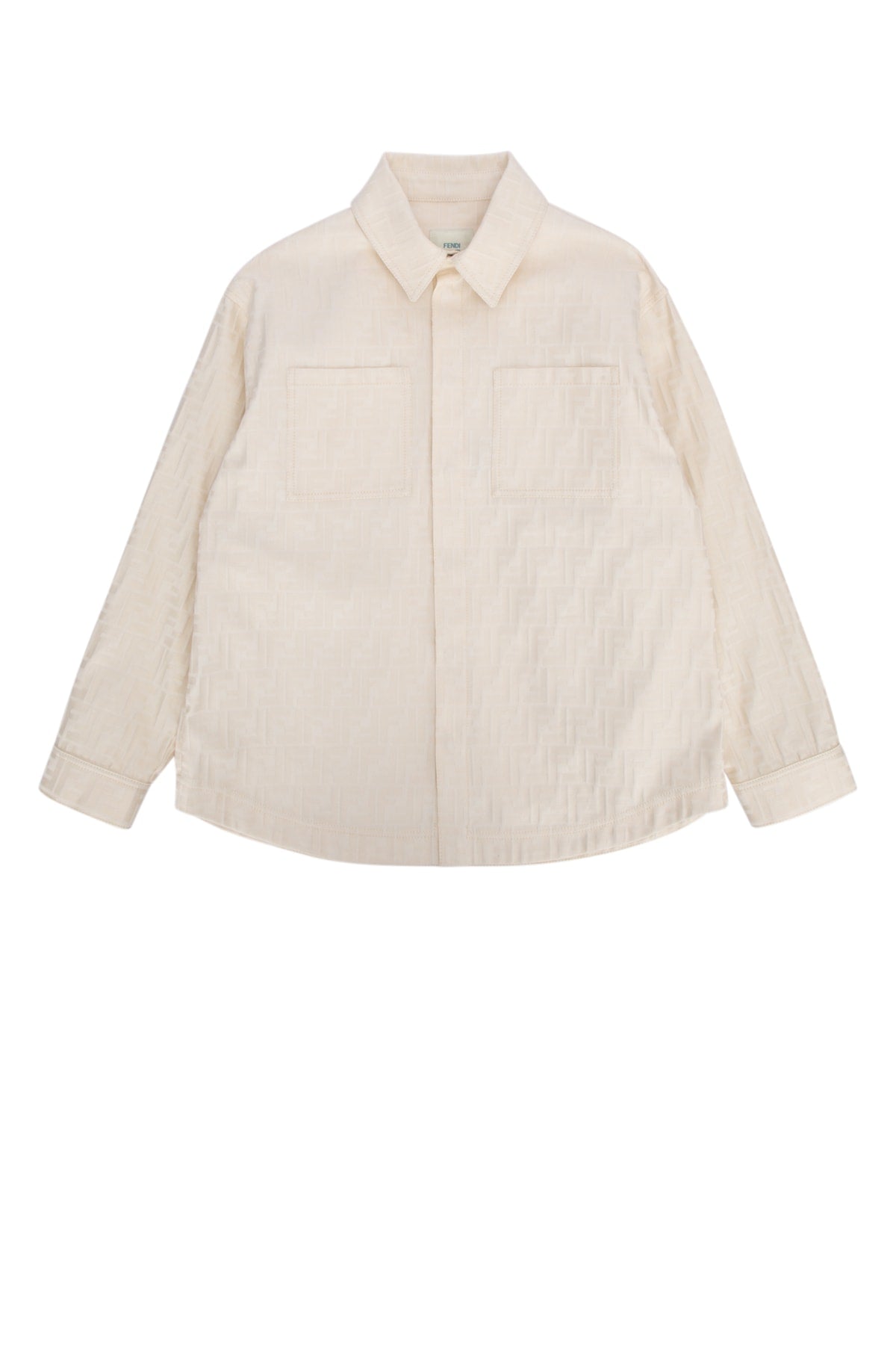 Cotton Shell Jacket — Beige