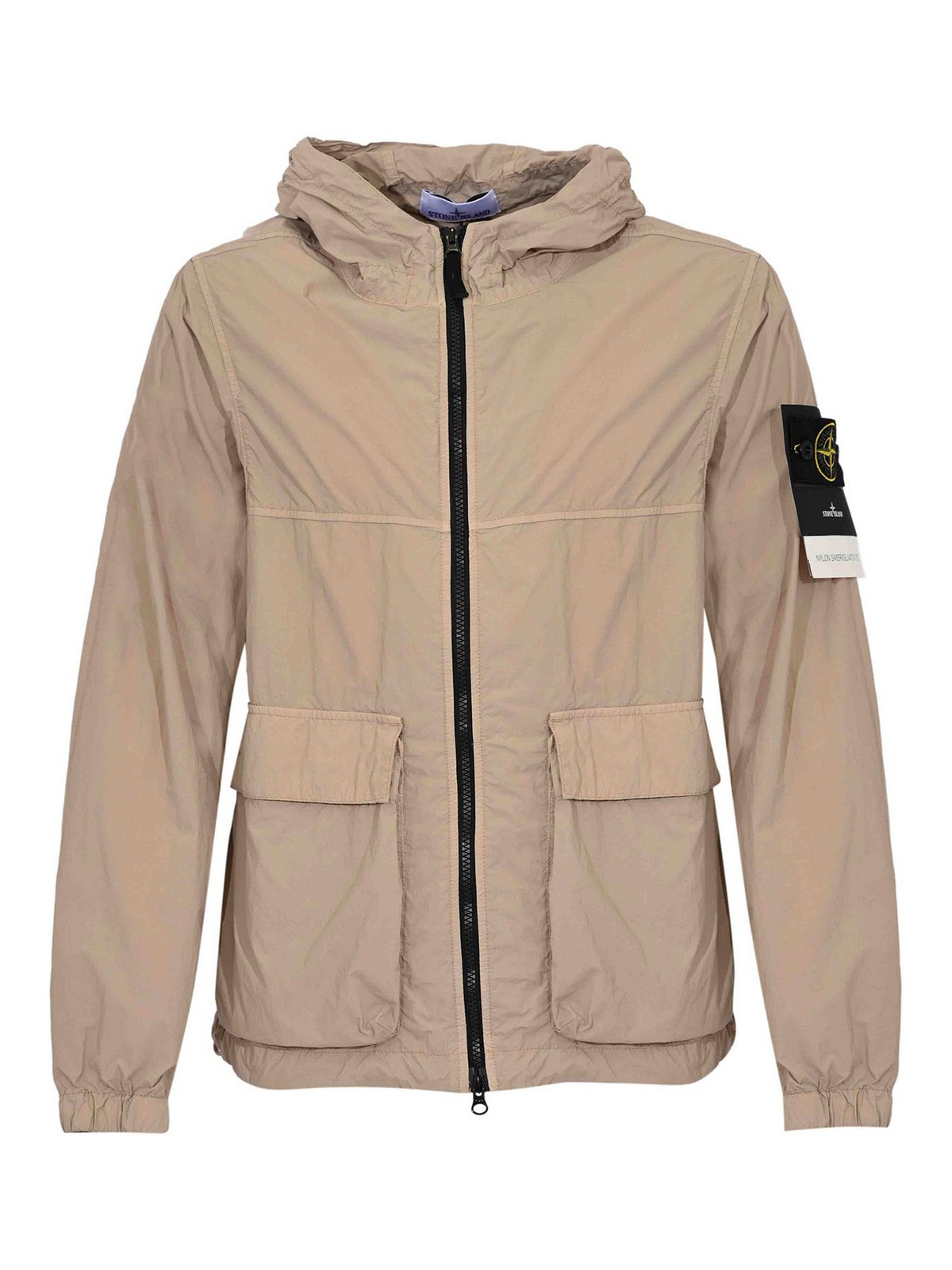 Parka In Desert Frosted Nylon