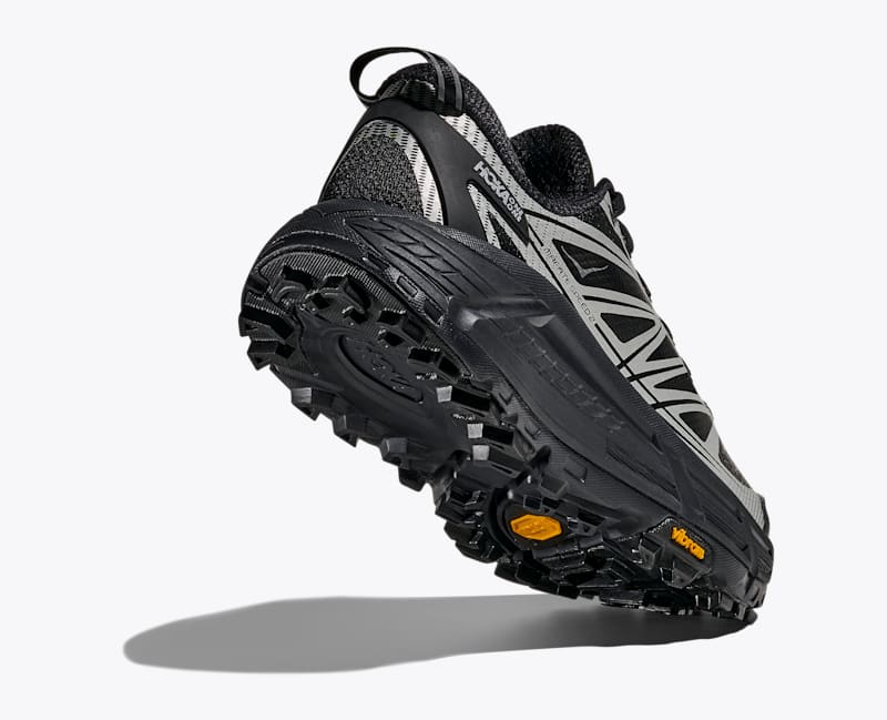 HOKA Mafate Speed 2 Shoes in Black/Silver
