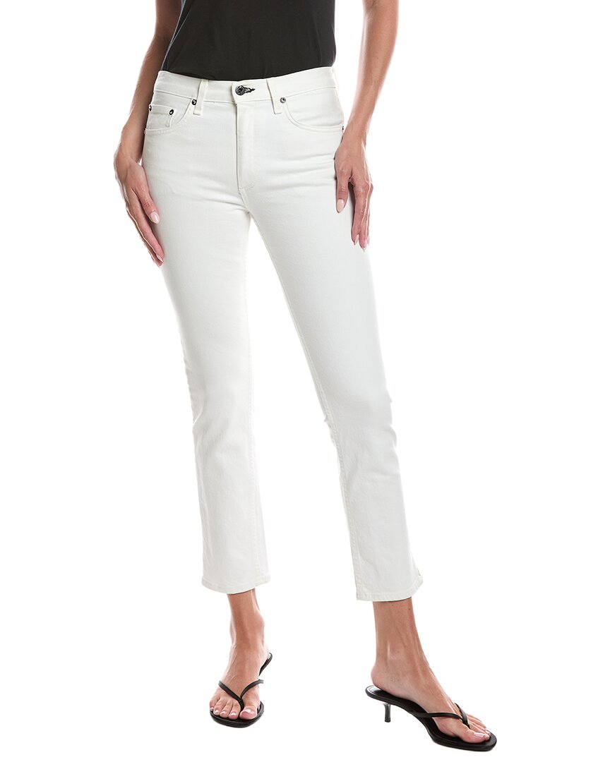 Mid Rise Straight Leg Jean