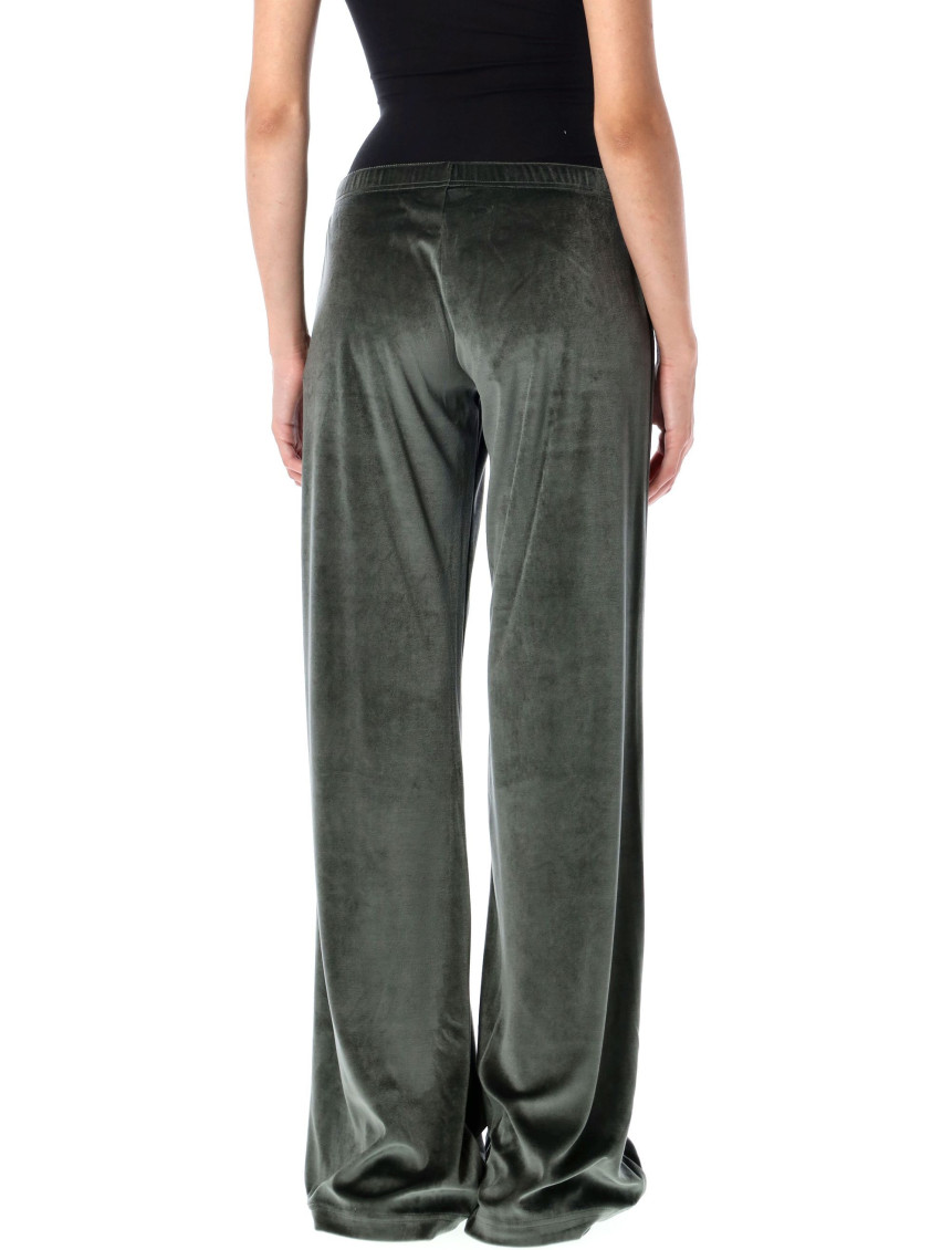 Khaki Low-waist Sweatpants