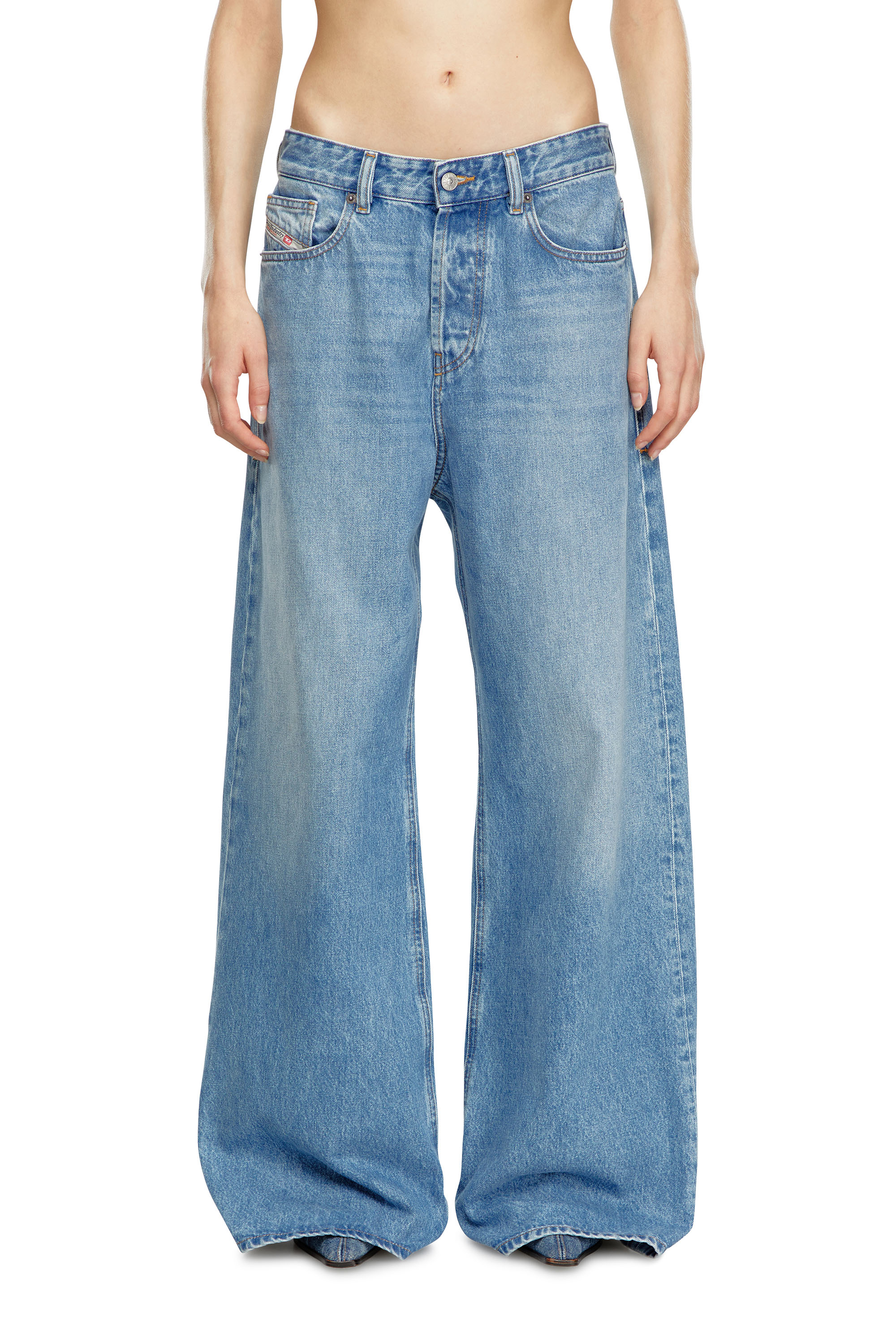 Straight Jeans - 1996 D-Sire - Jeans - Woman - Blue
