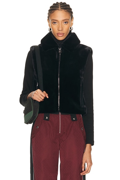 Fusalp Piagina Vest in Noir - Black. 40 also