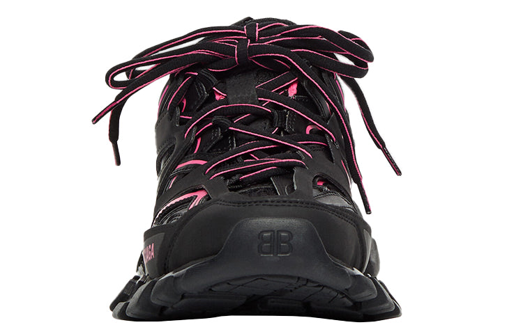 (WMNS) Track Sneaker 'Black Neon Pink'